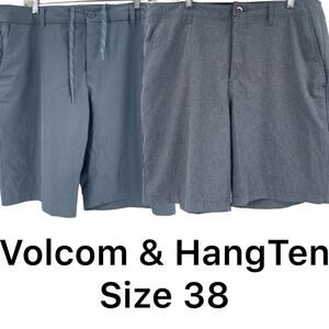 ✨ lot of 2 ✨ Volcom HangTen size 38 board shorts